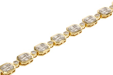 Load image into Gallery viewer, 14K Gold Diamond Tennis Bracelet
