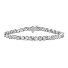 Load image into Gallery viewer, Classic 14K Gold Diamond Tennis Bracelet
