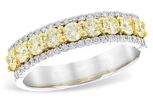 Load image into Gallery viewer, 14K Gold Yellow and White Natural Diamond Ring
