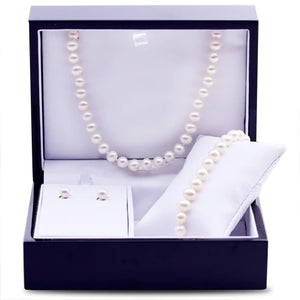 Sterling Silver Freshwater Pearl Box Set