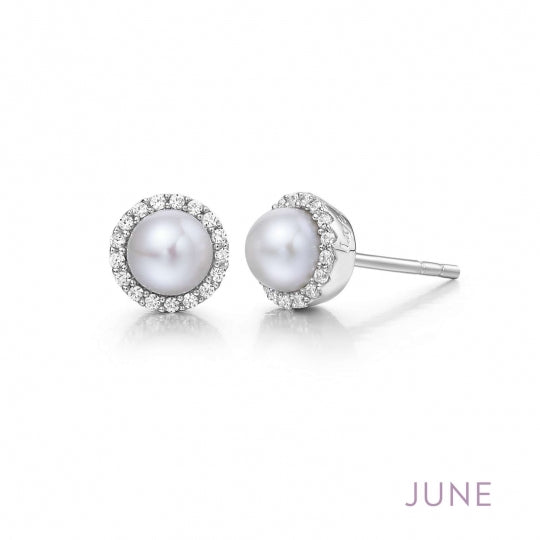 June Sterling Silver Earrings
