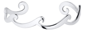 Sterling Silver Multi-Wave Bracelet