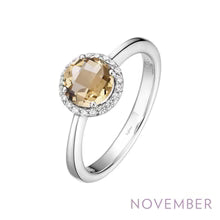 November Sterling Silver Ring