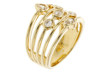 Load image into Gallery viewer, 14K Yellow Gold Diamond Bezel Ring
