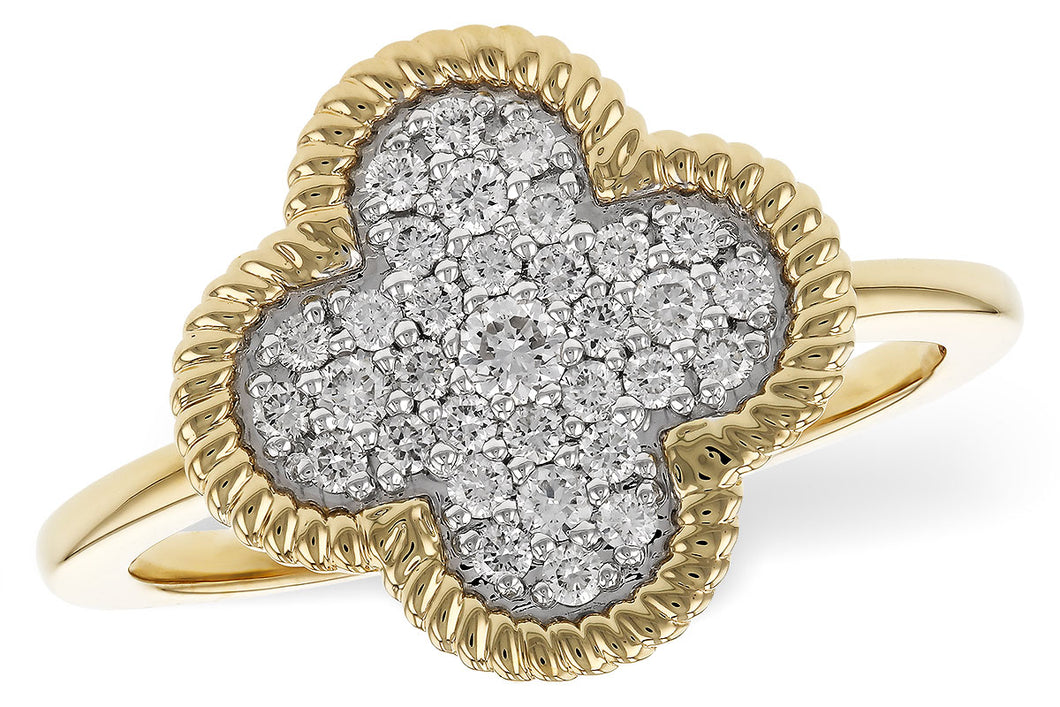 14K Yellow Gold Diamond Ring