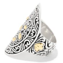 Load image into Gallery viewer, Sterling Silver and 18K Gold Oval Ring
